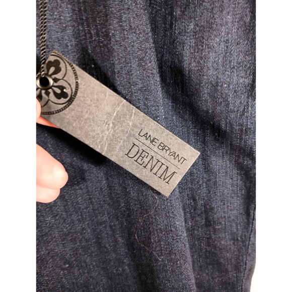 NWT Lane Bryant Dark Wash Slim Straight Average Womens Jeans Plus Size 24 - Picture 4 of 9